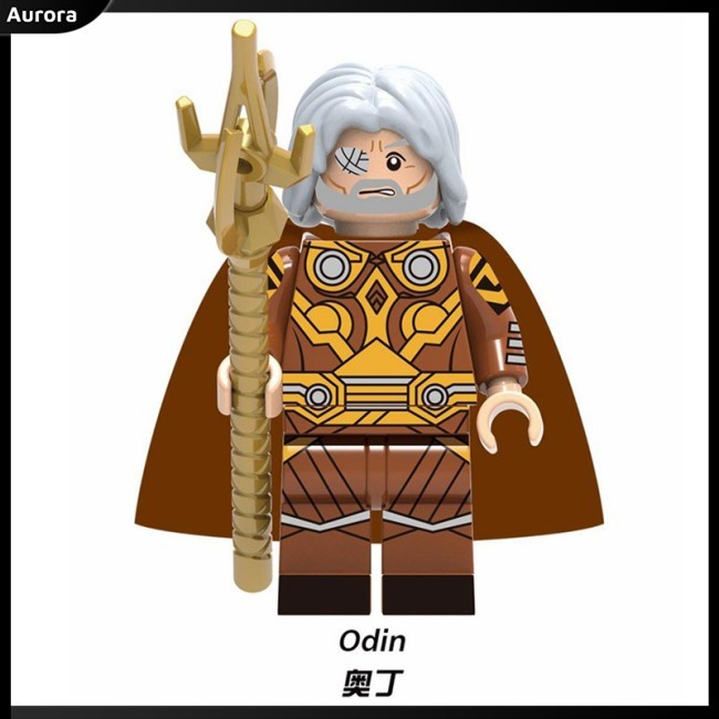 Đồ Chơi Lắp Ráp Lego Nhân Vật Siêu Anh Hùng Marvel Thor Loki Hela Odin Iron Man Spiderman