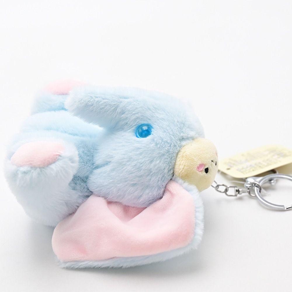 Móc Khóa Hình Chú Voi Nhồi Bông Mini Dễ Thương