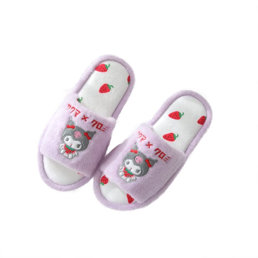 SANRIO Dly Dép Bông Đi Trong Nhà Hình bt21 bts bt21 Mềm Mại Ấm Áp