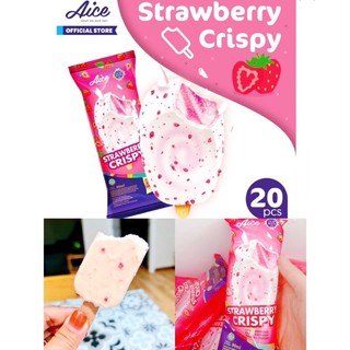 🍓Kem Aice Socola Trắng Dâu Giòn Thơm Ngon Dâu Tây