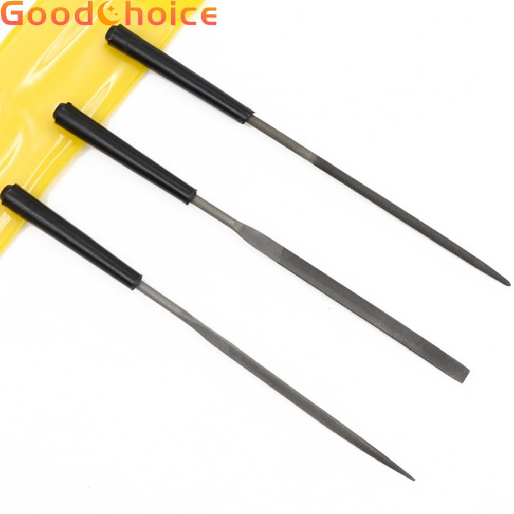 Set 3 Dũa Móng Tay Hình Tam Giác / Tròn / Tam Giác Chất Lượng Cao Tiện Dụng