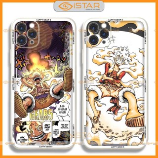 Ốp lưng iPhone cạnh vuông anime one piece luffy gear 2/3/4/5 đảo hải tặc cho ip 6/6s/7/8/X/XS/11/12/13/14 Pro Plus Max