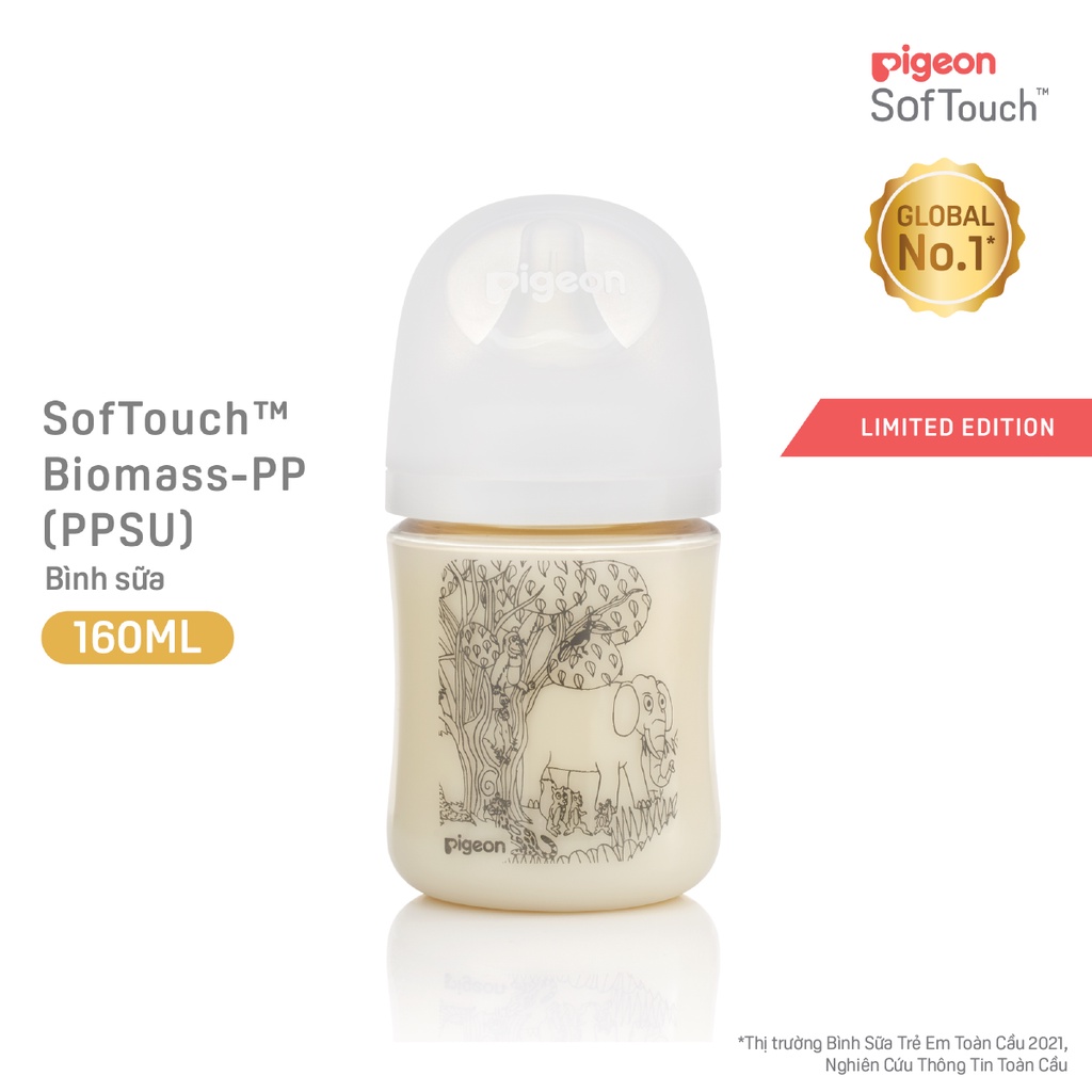 Bình Sữa SOFTOUCH PPSU BIO-MASS Thế Hệ III 160 ml