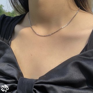 chain squar mini titan necklaces/ Dây chuyền nam nữ đơn giản titan
