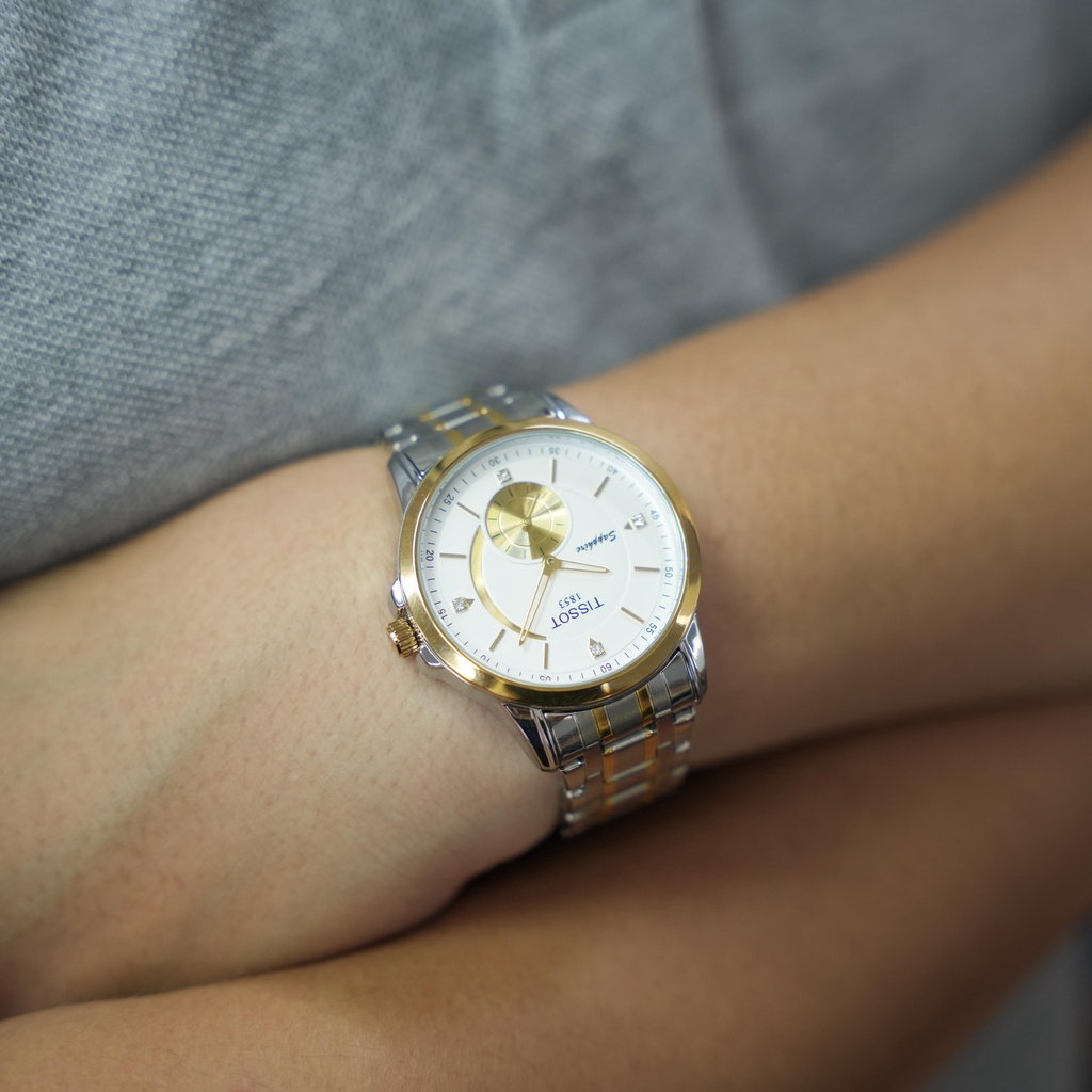 Đồng Hồ Nam Ti.ssot Dây Thép Không Gỉ , Kim Rốn, Kim Trôi