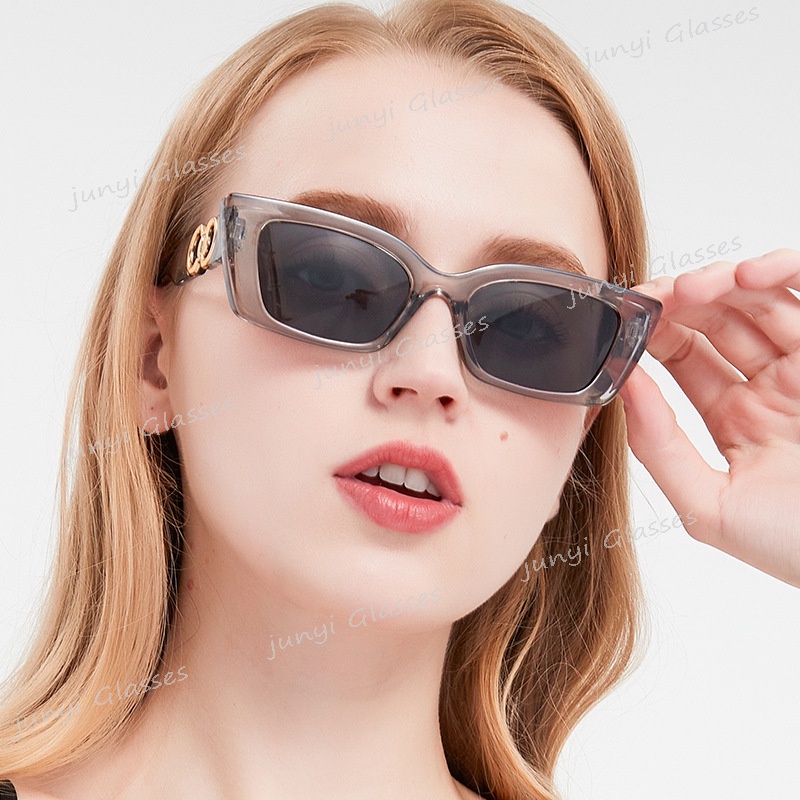 Kính Mát Gọng Vuông Nhỏ Thời Trang Hàn Quốc Cổ Điển Dành Cho Nam Nữ