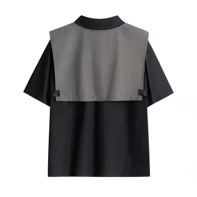 Bộ Áo Sơ Mi Tay Ngắn Dáng Rộng Phong Cách Hàn Quốc Thời Trang Mùa Hè 2023 Mới