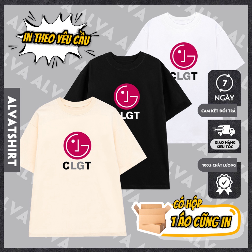 Áo Unisex In Chữ CLGT Phong Cách Hài Hước Trẻ Trung, Nam Nữ Mặc Form Cực Đẹp