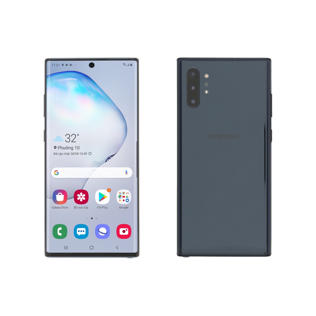 Điện thoại Samsung Galaxy Note 10+ hàng chính hãng, bộ nhớ 512GB, bảo hành 12 tháng, tặng phụ kiện