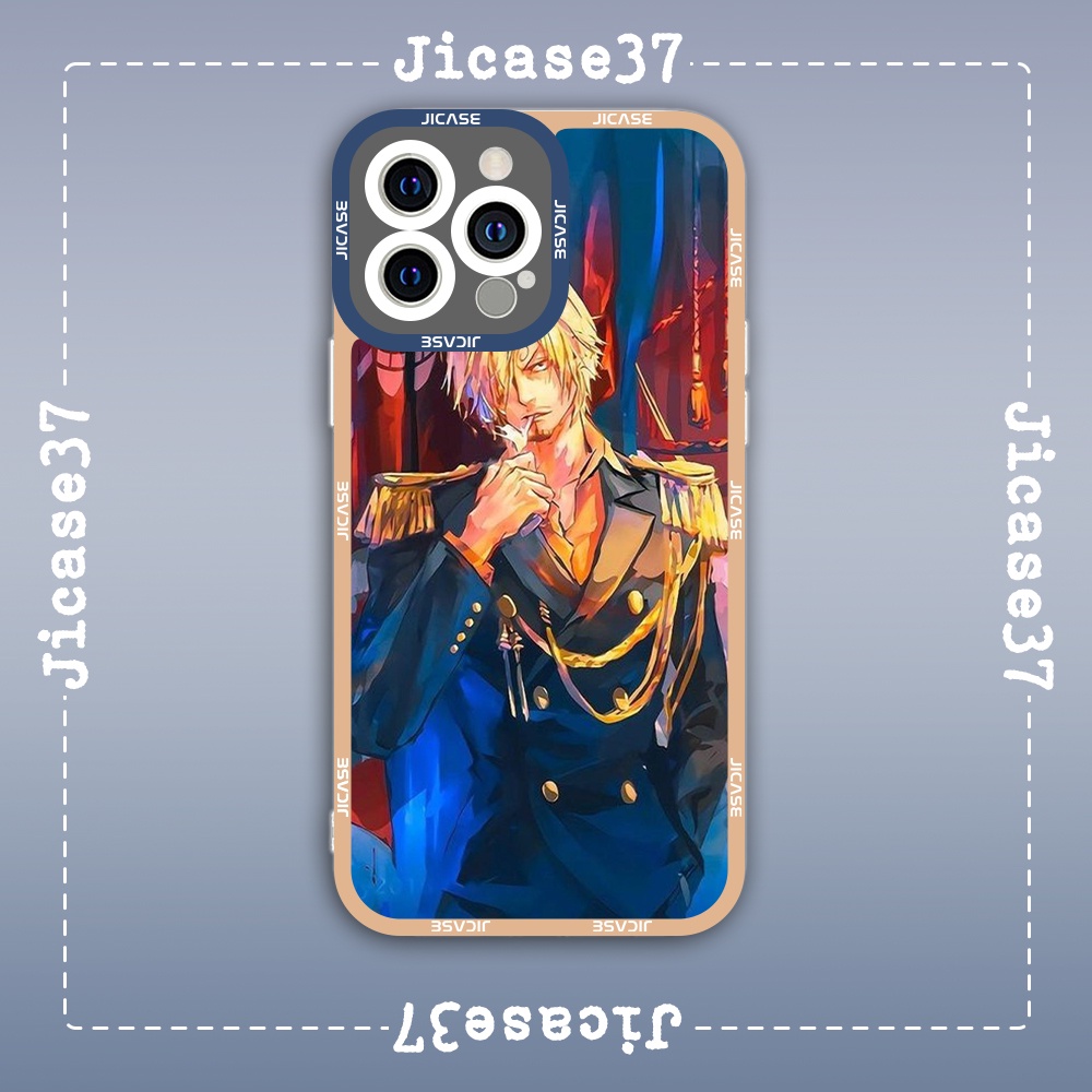 Ốp lưng iphone cạnh vuông Jicase Sanji Scenes One Piece Anime Manga