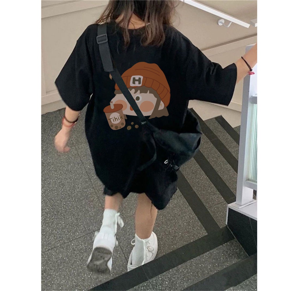 Áo Thun Tay Ngắn Thiết Kế Mới Ngọt Ngào Cao Cấp Thời Trang Mùa Hè Theo Phong Cách Hàn Quốc Cho Nữ