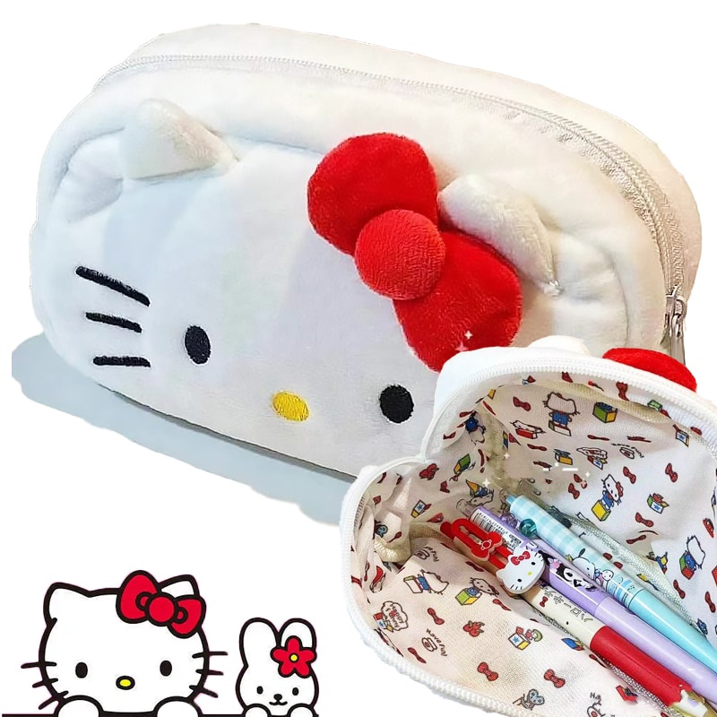 Túi Đựng Bút Hình Hello Kitty Dễ Thương Cho Bé Gái