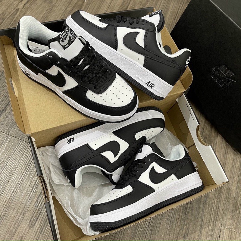 Giày_Nike Air Force 1 Panda, Giày Af1 Panda Trắng Đen Cực Đẹp Nam Nữ Phối Đồ Basic Size 36-43+ full boxbill
