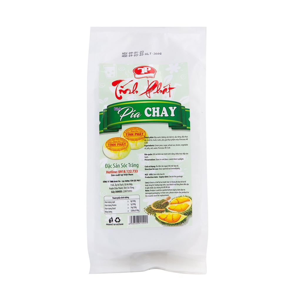 Bánh Pía Chay Đậu Xanh Sầu Riêng Tính Phát Ăn Là Nghiền