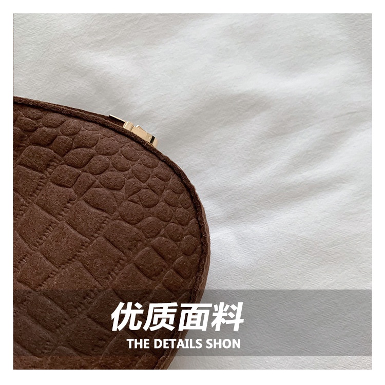 Túi Xách Đeo Vai Họa Tiết Vân Đá Màu Trơn Thời Trang Mùa Thu Dành Cho Nữ