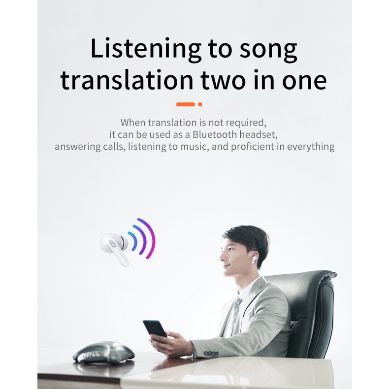Tai Nghe Bluetooth Thông Minh Phiên Dịch Được 84 Ngôn Ngữ Năm 2022