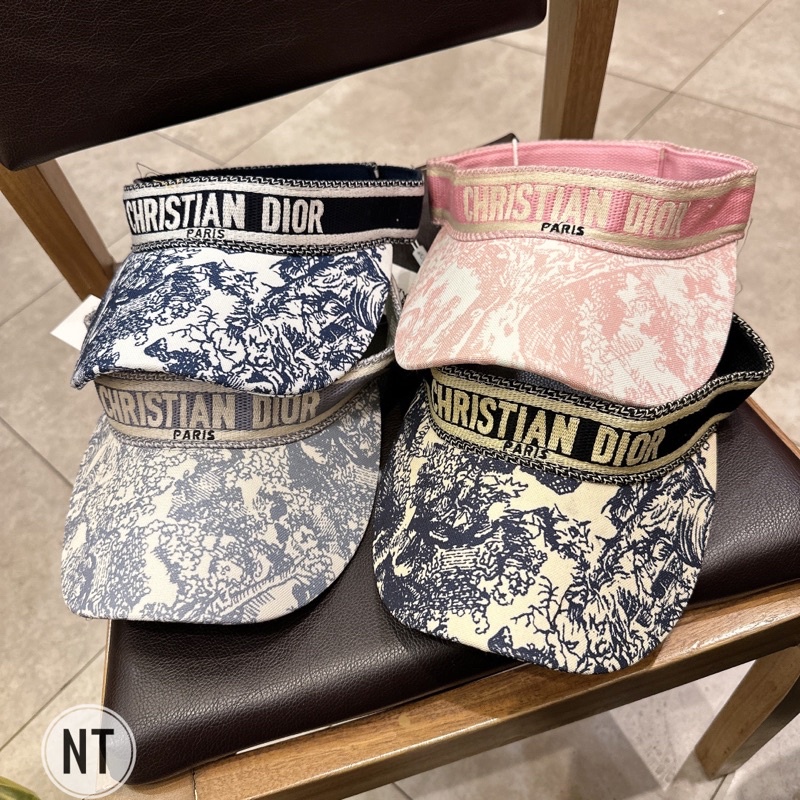 Mũ hở chóp Dio hoạ tiết, thiết kế thời trang, hàng quảng châu cao cấp ms12255