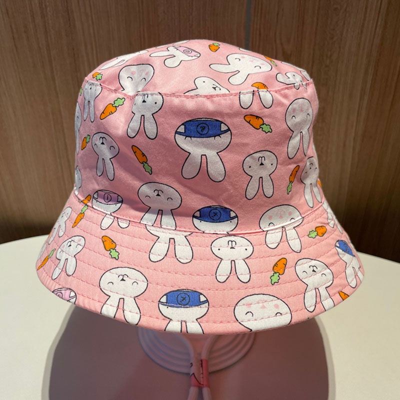 Mũ Tai Bèo Chống Nắng Tia UV Họa Tiết Hoạt Hình Nhiều Màu Sắc Thời Trang Mùa Hè Cho Bé