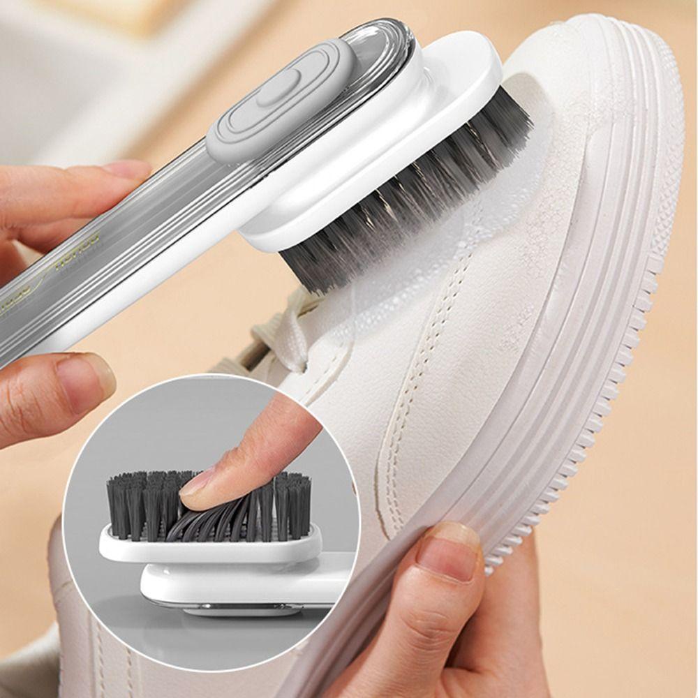 BSUNS Bàn Chải Chà Giày Lông Mềm Cán Dài Tiện Dụng