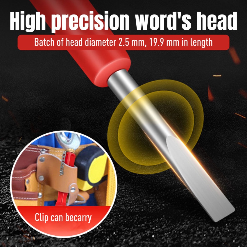 Bút thử điện 100-500V neon không tiếp xúc cao cấp