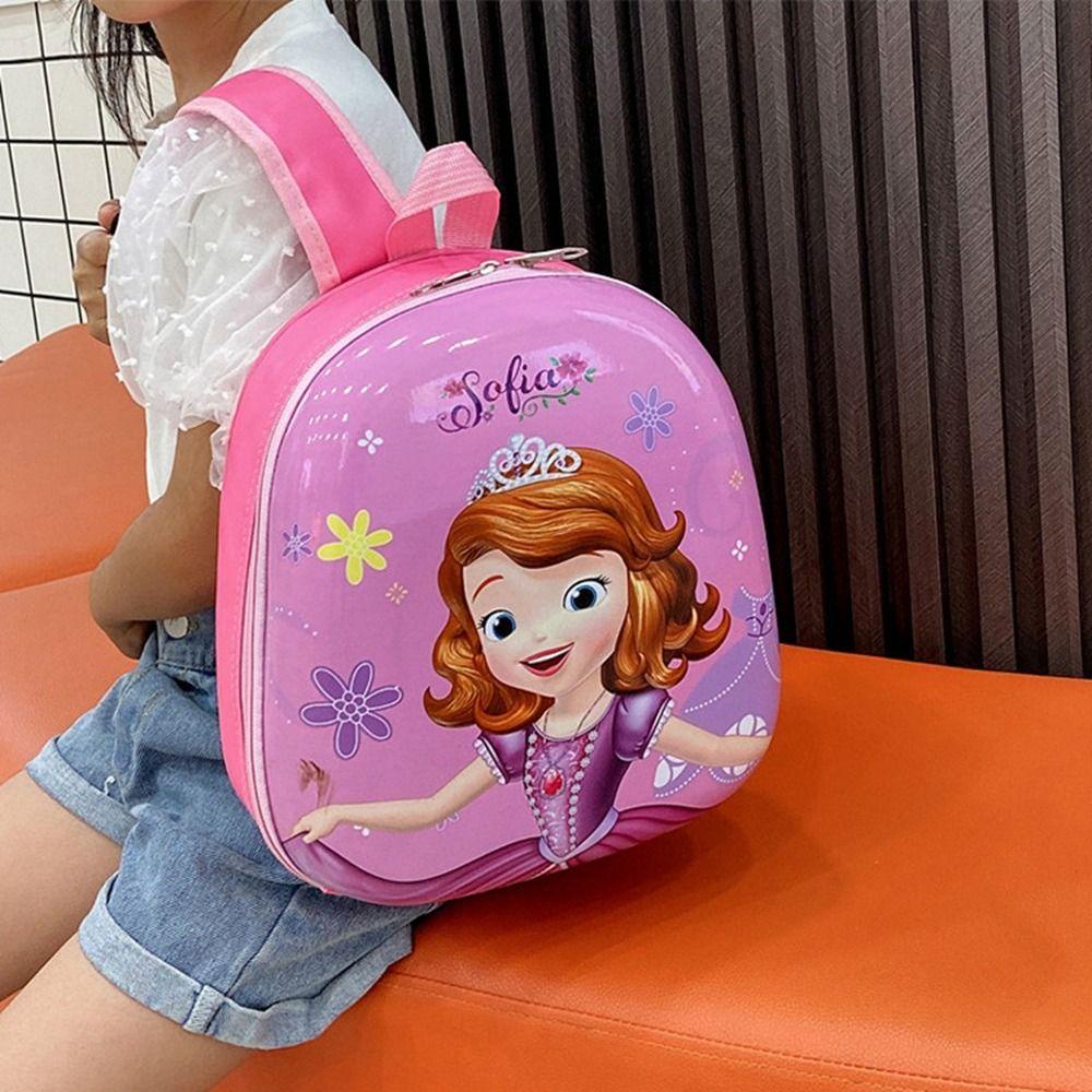 Ba Lô Vỏ Trứng In Hình Mickey Hoạt Hình Trọng Lượng Nhẹ Chống Thấm Nước Cho Bé Trai Bé Gái