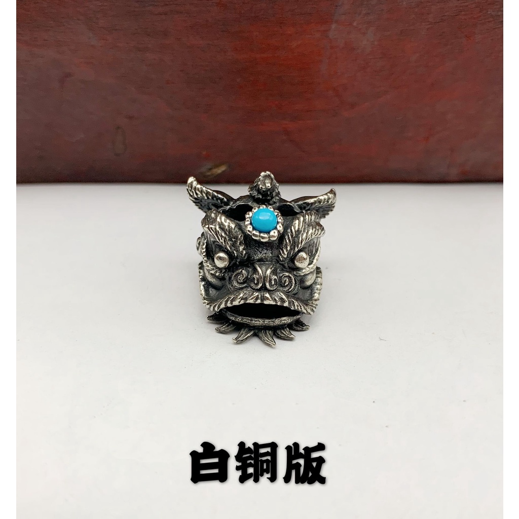 Phụ Kiện Dây Treo Dù Bằng Đồng Thau Hình Sư Tử Nhảy Múa Diy