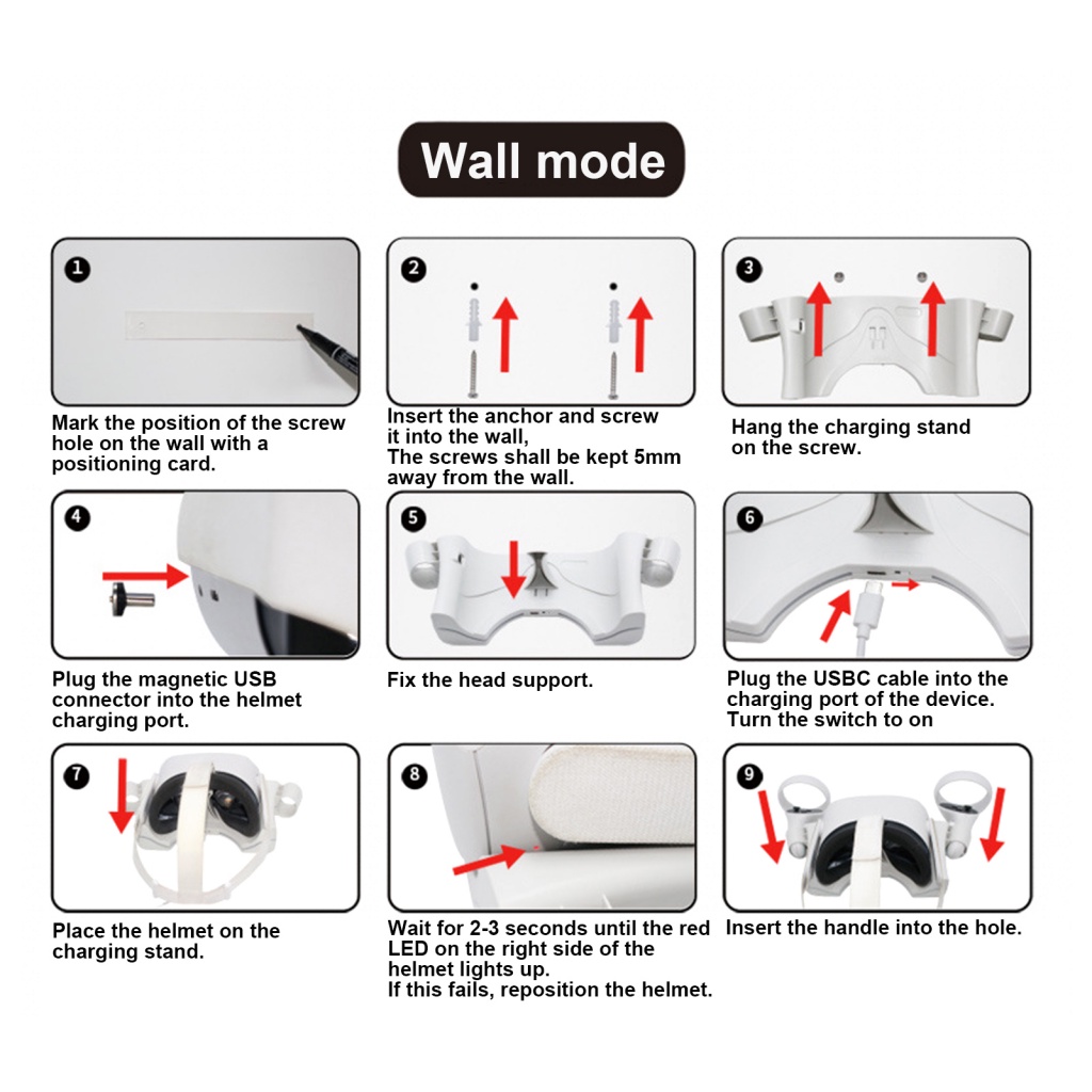 Đế Sạc Nhanh Từ Tính Hình Hoa Hướng Dương Cho Kính Thực Tế Ảo Oculus Quest 2