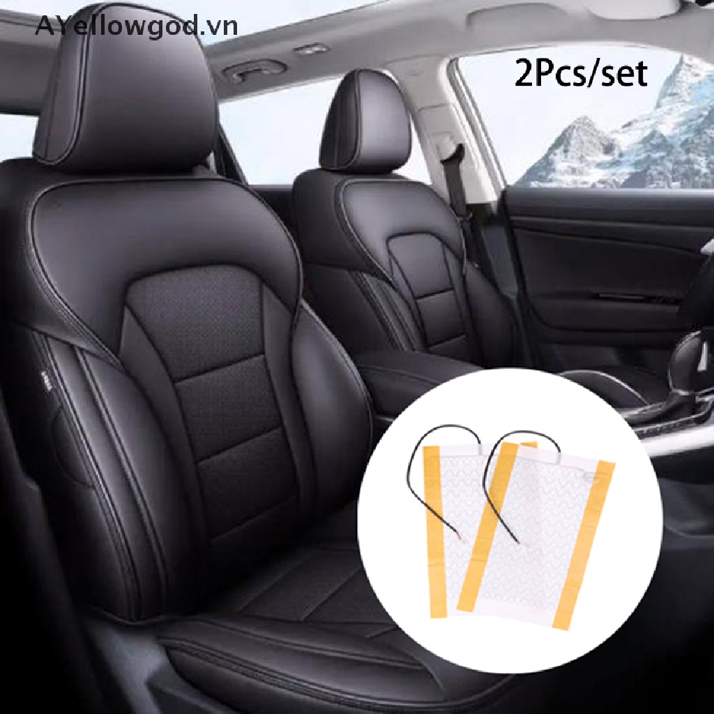 Bộ 2 Đệm Sưởi Ấm Mùa Đông Bằng Sợi Carbon 12V Cho Xe Hơi
