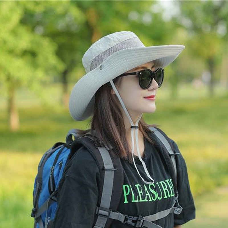 Mũ rộng vành che nắng thoáng khí chống thấm nước thời trang dành cho cả nam và nữ