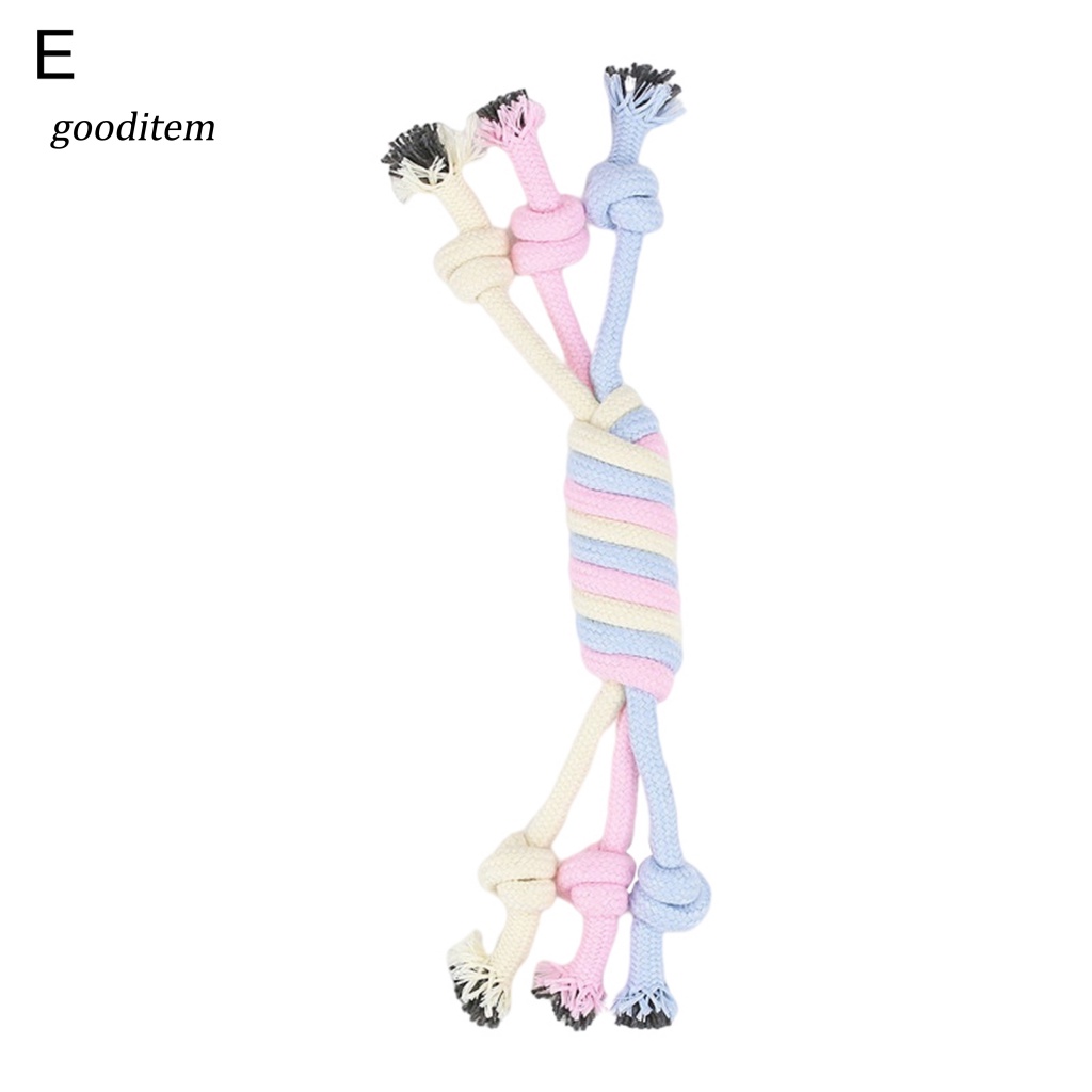 Đồ Chơi Dây Thừng Làm Sạch Răng Đa Năng 8 Kiểu Tùy Chọn Cho Thú Cưng