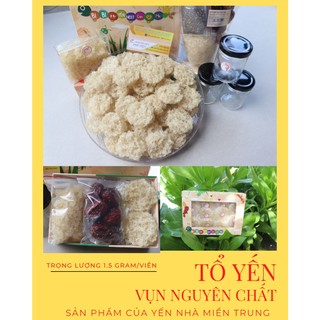Tổ yến làm sạch @ yến sào vụn cho bé @ 5 viên yến vụn @3gr/1 vên- bibi yen nest phú yên