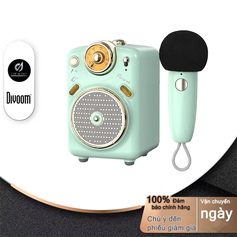 Divoom Fairy-OK Loa Bluetooth đa chức năng Loa di động không dây mini có mic
