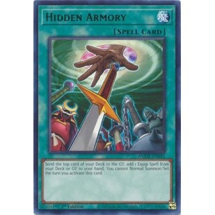 Thẻ bài yugioh hidden armory - amde-en041 - rare 1st edition