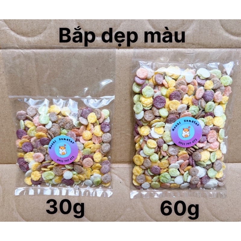 Bắp dẹp màu cho hamster [30g / 60g]