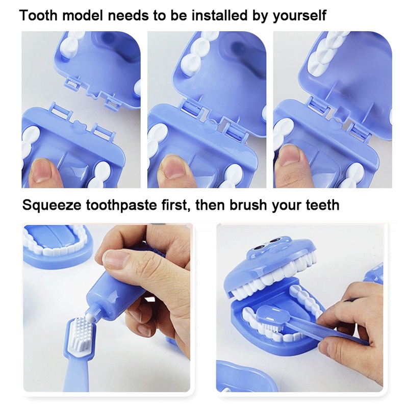 Set 9 Món Đồ Chơi Tập Đánh Răng Cho Bé