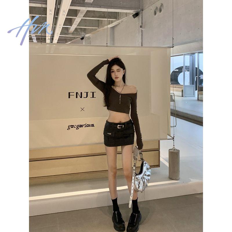 Hhjdxd He Chenxi Váy Ngắn Ôm Dáng Màu Xám Phong Cách Mỹ 2022 Quyến Rũ Cho Nữ