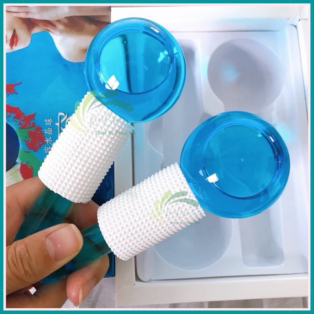 Quả cầu lạnh massage mặt | Thanh lăn massage mặt đẩy tinh chất