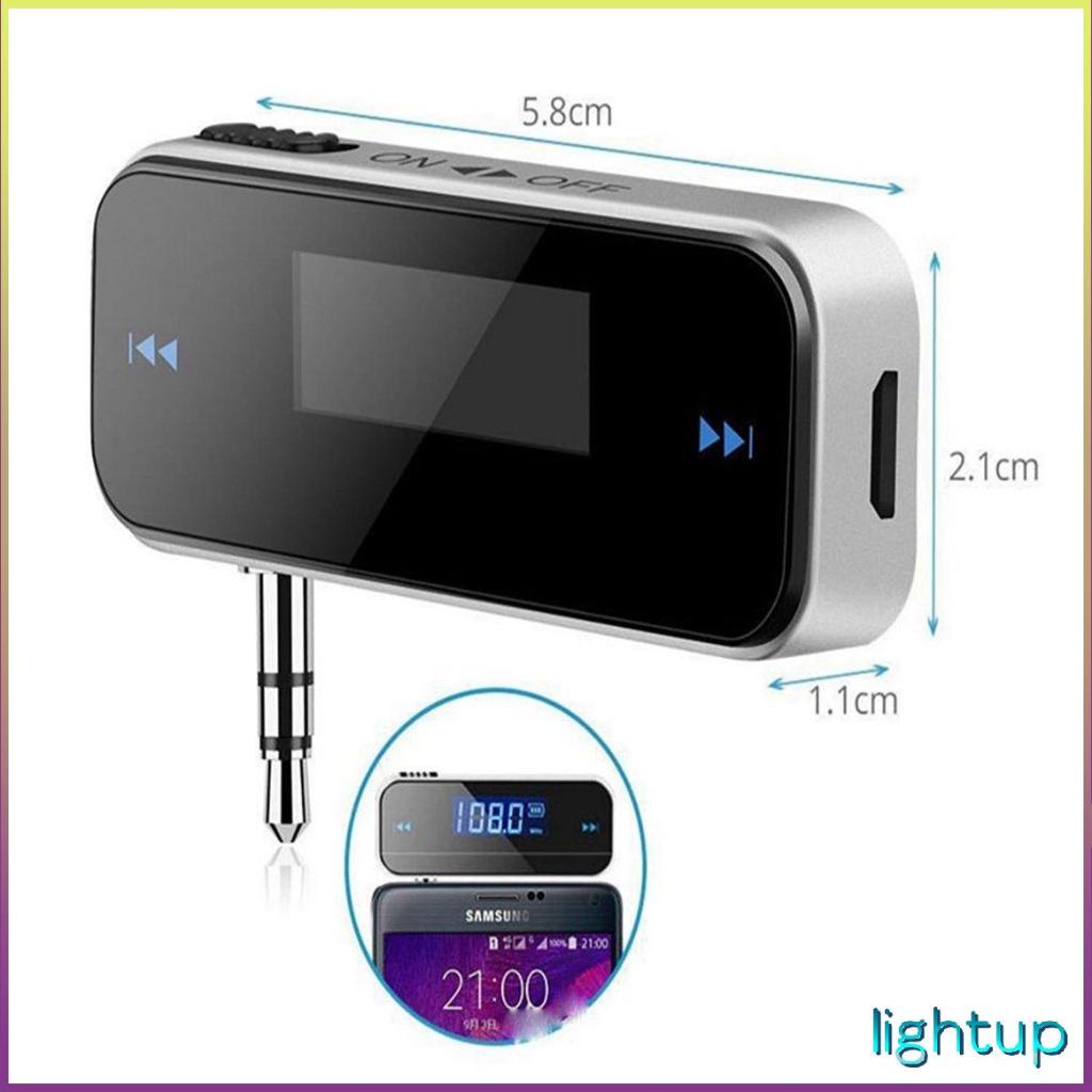 Máy phát Fm nhạc không dây LCD 3,5Mm âm thanh nổi trên ô tô