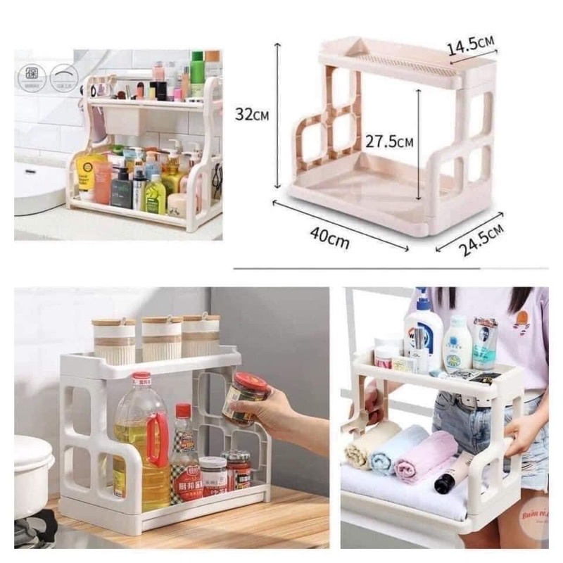 Kệ gia vị chữ H nhựa