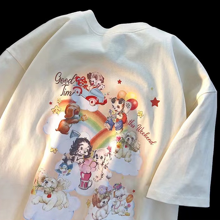 NRVP Áo Thun 100% Cotton Tay NgắN Plus Size Cho Nam Và Nữ