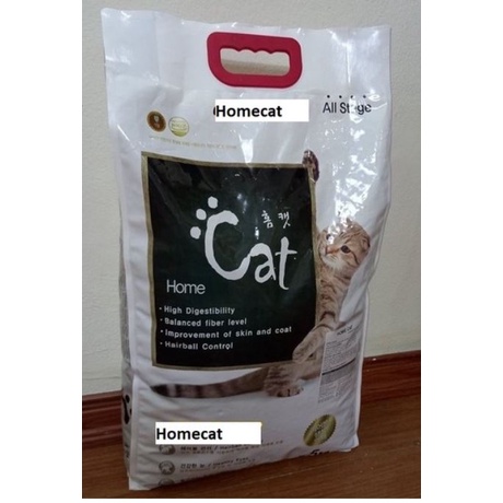 Home Cat - Thức Ăn Mèo Home Cat Nhập Khẩu Hàn Quốc Giúp Giảm Rụng Lông, Tăng Thị Lực - Túi 5kg