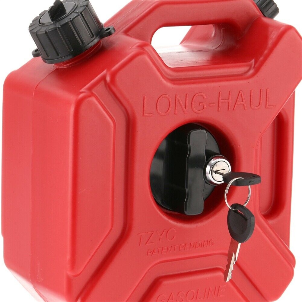 Giá Đỡ Bình Nhiên Liệu 3 / 5L Màu Đen Kèm Chìa Khóa Tiện Dụng