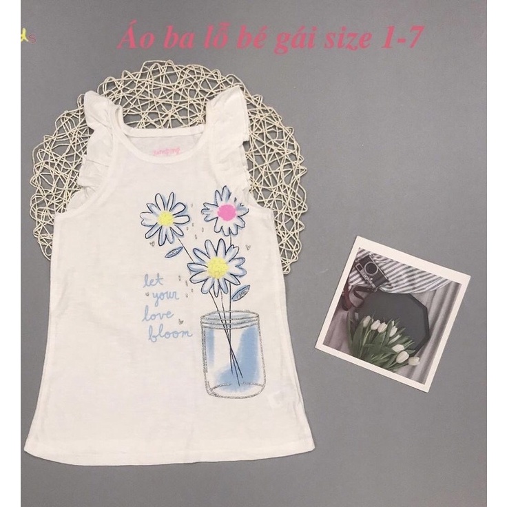 Áo cánh tiên bé gái jum ping hoạ tiết cực yêu sz 1-7Y
