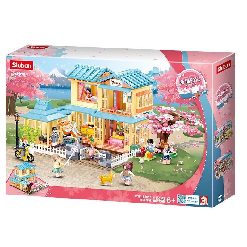 Bộ Đồ Chơi Lắp Ráp Nhà Phong Cách Nhật Bản 1019 Cho Bé