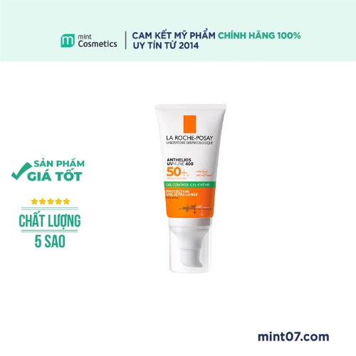 KEM CHỐNG NẮNG  ANTHELIOS - ANTHELIOS UVMUNE 400 FACE SUN CREAM (Vạch xanh)