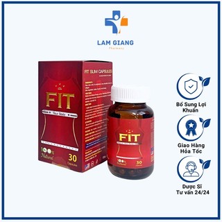 Viên uống giảm cân giảm mỡ Fit slim USA hộp 30 viên