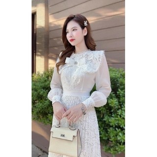 Đầm ren cao cấp dáng dài