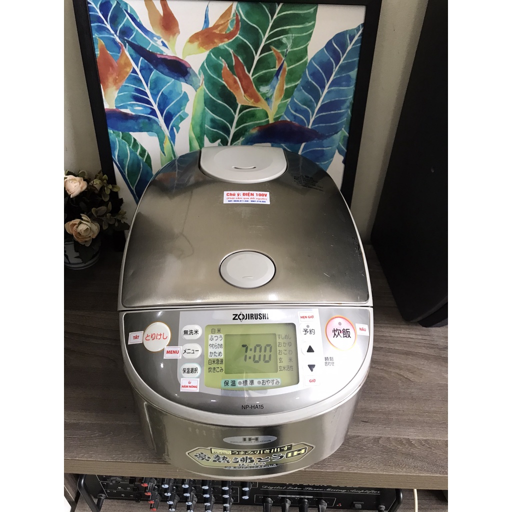 Nồi cơm cao tần Zojirushi  NP-HA15 nấu được siêu mềm, siêu dền