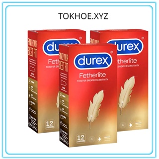 Bao cao su Durex Fetherlite mỏng nhất thế giới che tên sản phẩm