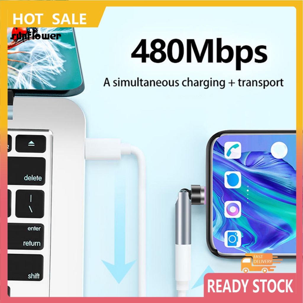 Bộ Chuyển Đổi Âm Thanh Sạc Từ Tính Type-C 480Mbps Cho Điện Thoại